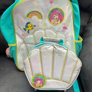 The Little Mermaid Backpack Set